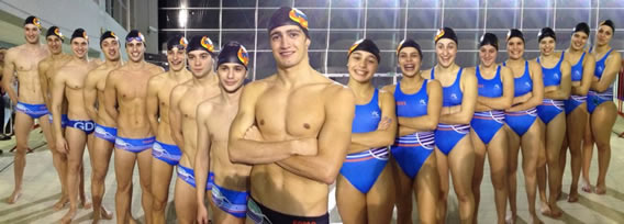 Команда Louletano в купальниках Scullings на Национальном чемпионате 2012